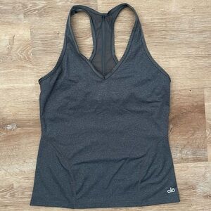 ALO Yoga Medium Impact Racer Back Bra Tank- Medium